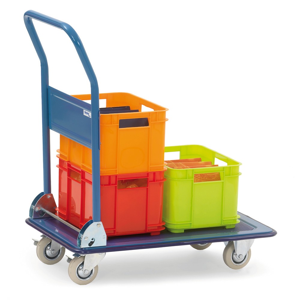 Plattformwagen Stahlplattform 90x60cm - Rutschfest und langlebig