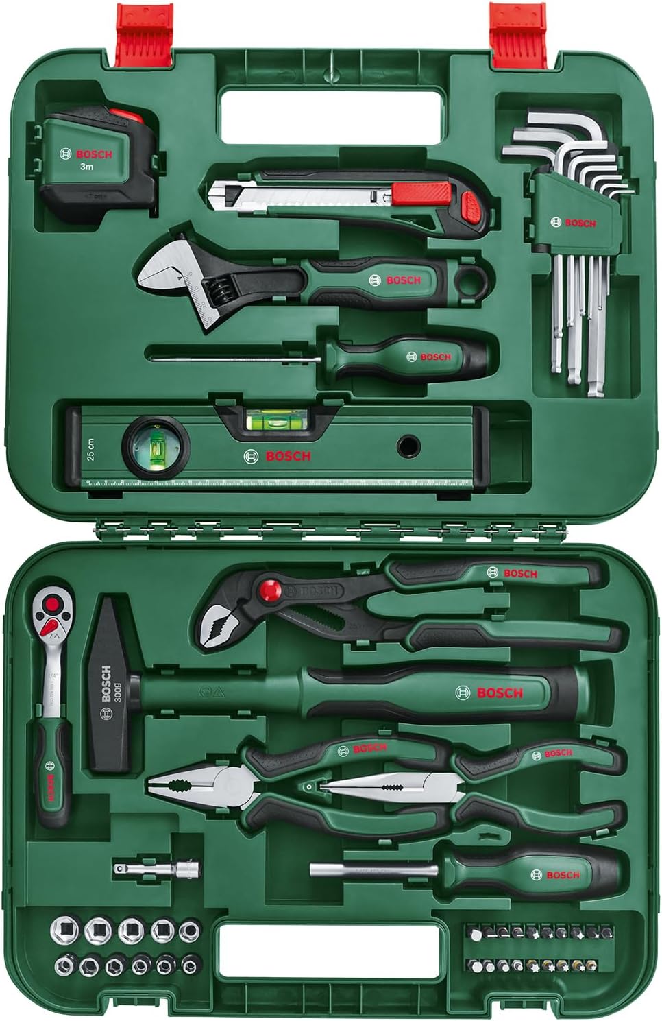 Bosch Handwerkzeug-Set im Einsatz - Schraubendreher, Zangen, Bits und mehr