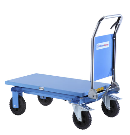 Hubtisch Geländehubtischwagen, 200 kg Tragkraft