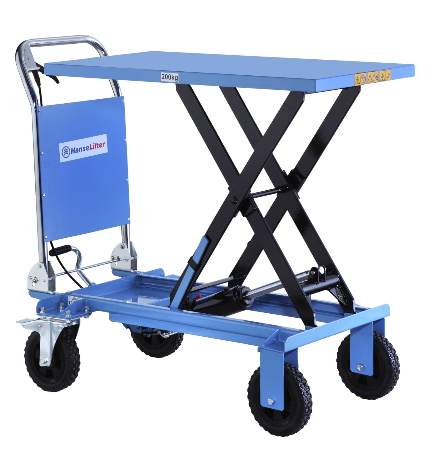 Hubtisch Geländehubtischwagen, 200 kg Tragkraft