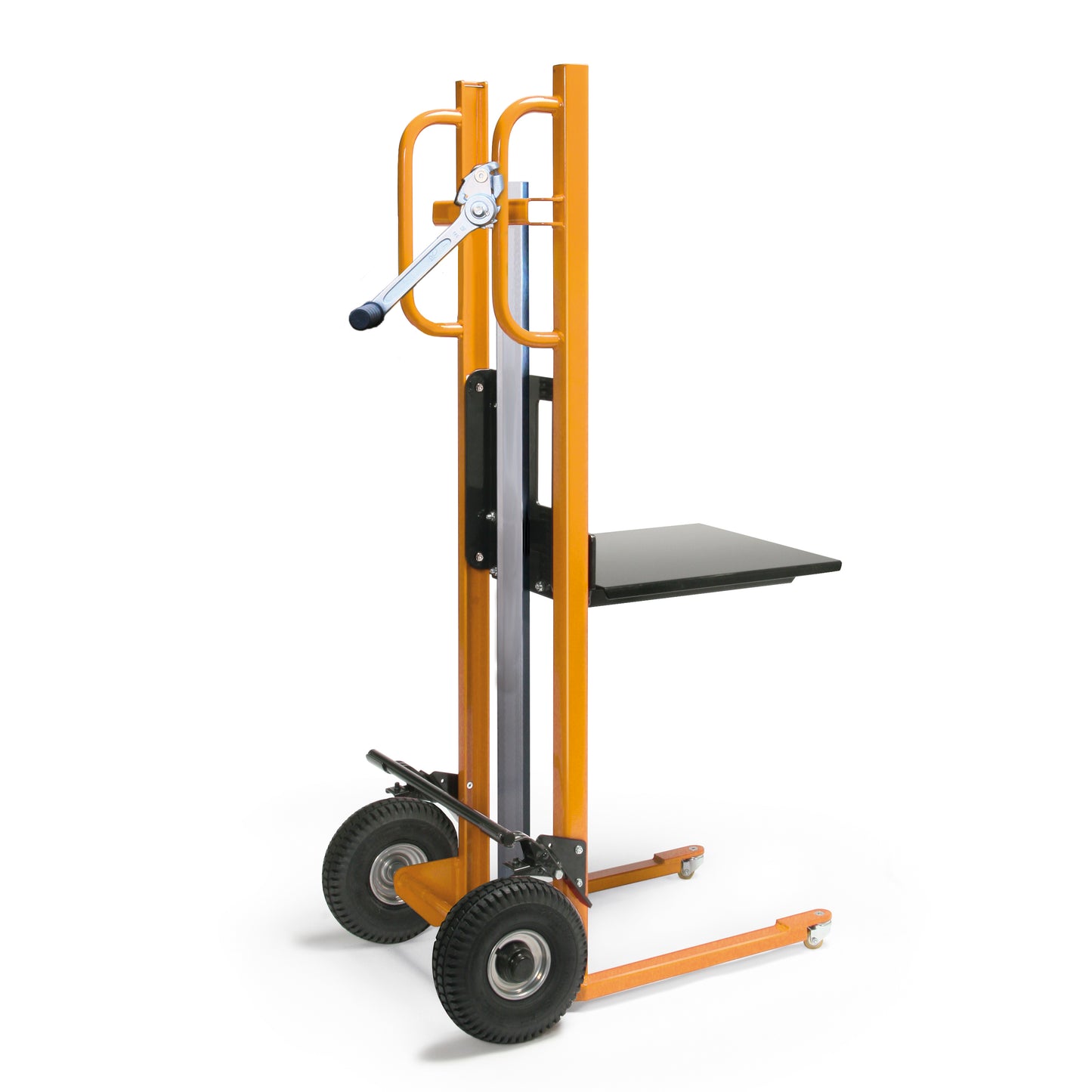 Schwerlast-Hubkarre mit Kurbel Lift