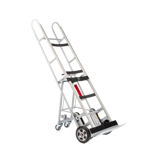 Matador Sackkarre transportiert Kühlschrank über Treppe - Mit Treppenrutsche