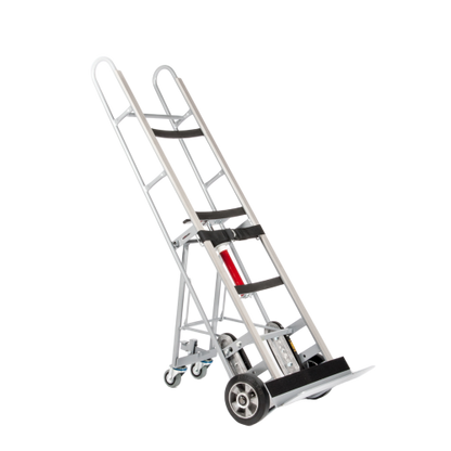 Matador Sackkarre transportiert Kühlschrank über Treppe - Mit Treppenrutsche