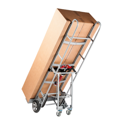 Schwerlast-Sackkarre mit Spanngurt und Treppenrutsche, 500 kg