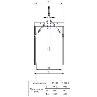 Werkstattkran Steinbock, TK 500 kg